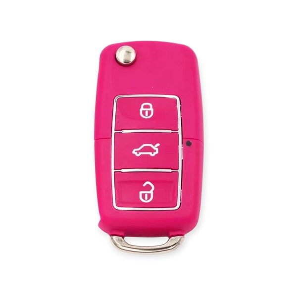 Comando Auto Keydiy 3 Botões Lux Rosa