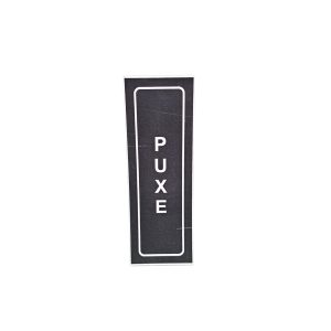 Vinil Puxe / Empurre Vertical 5X15cm