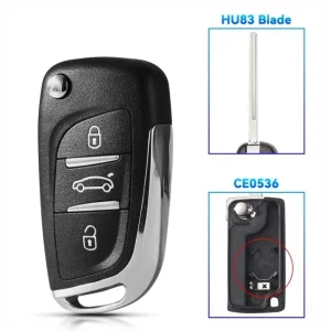 Caixa de Conversão 3 Botões com Lâmina HU83 - Com Suporte de Pilha