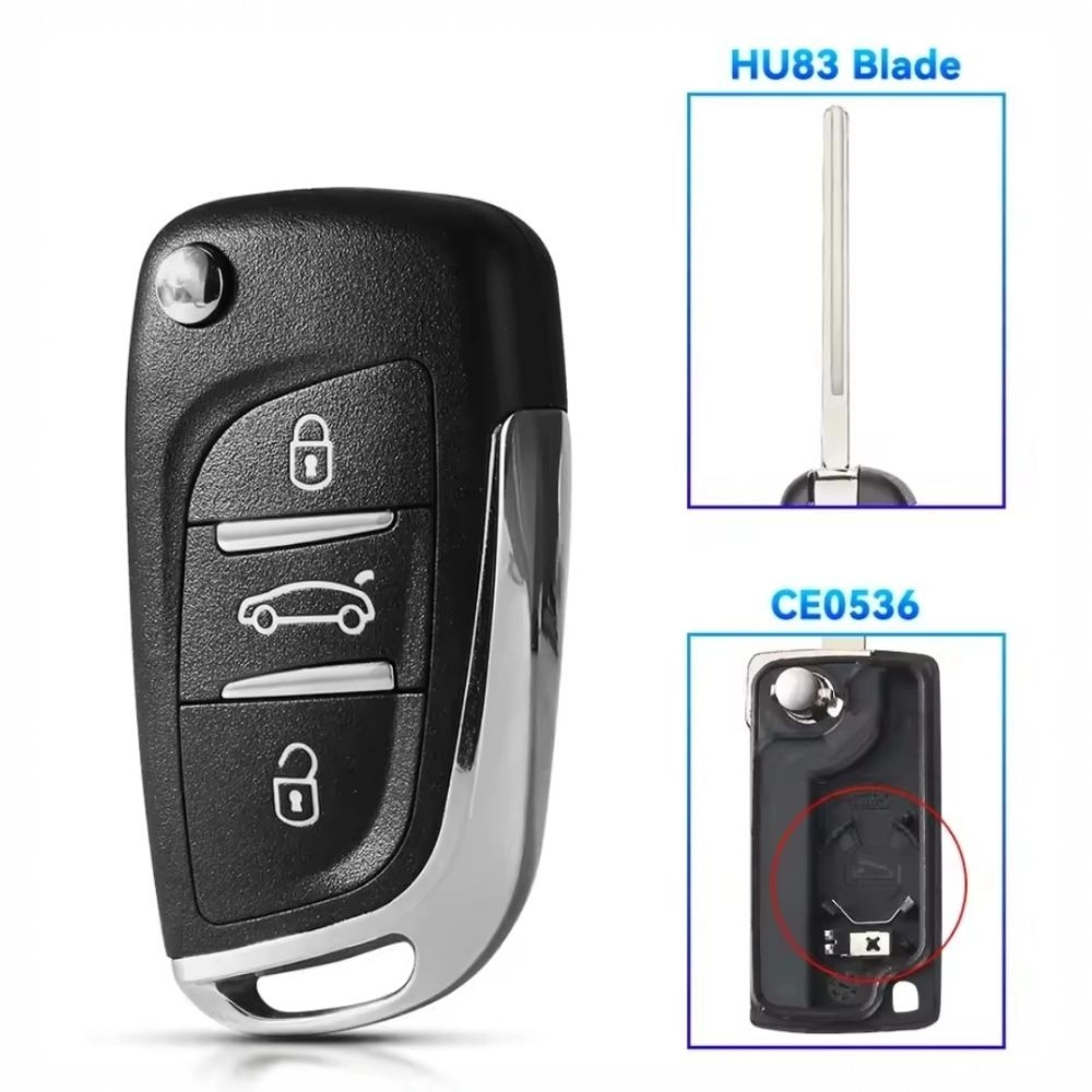 Caixa de Conversão 3 Botões com Lâmina HU83 - Com Suporte de Pilha