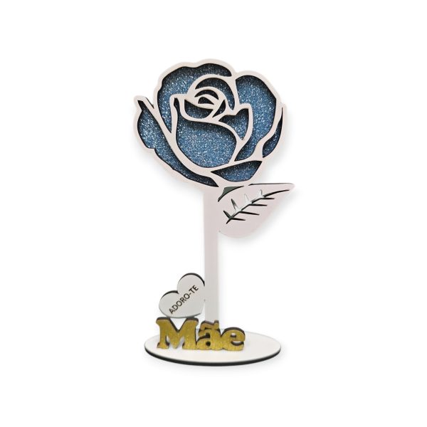 Rosa Mãe Dourado Glitter - Adoro-te - Image 5
