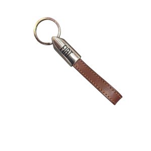 Porta Chaves Pele 01 Castanho FIAT novo logo