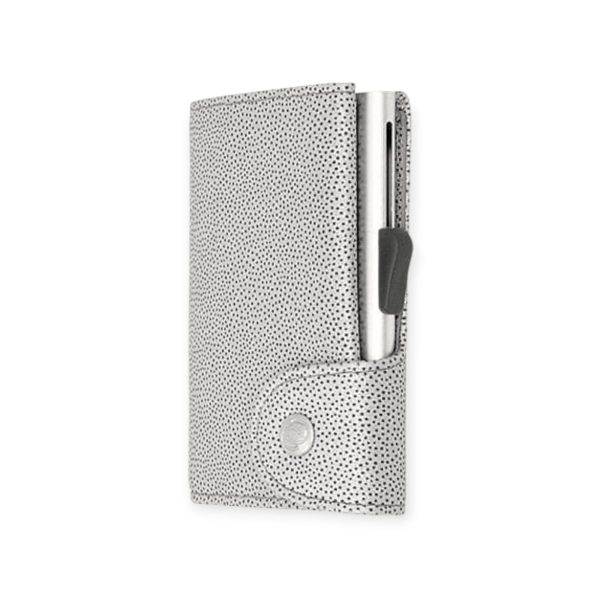 Carteira C-Secure RFID Ed. Especial Fashion Prateada