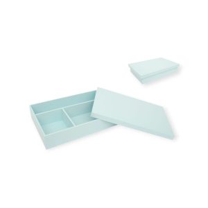 Caixa Batismo Lacada Azul Bebe