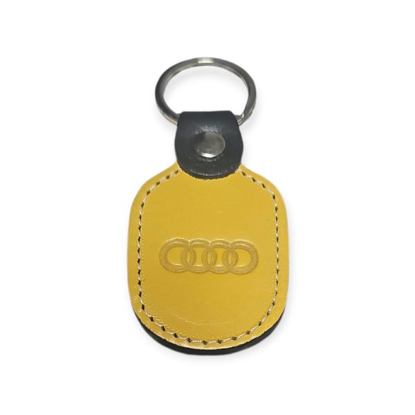 Porta Chaves Pele 06 AUDI amarelo