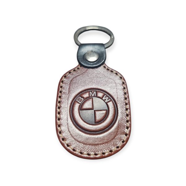 Porta Chaves Pele 06 BMW castanho médio