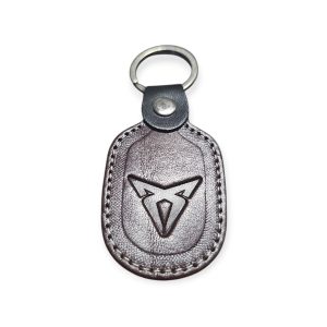 Porta Chaves Pele 06 CUPRA castanho escuro