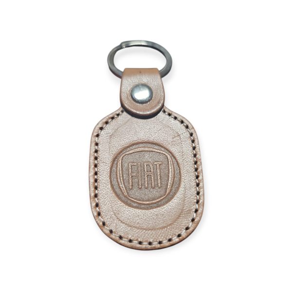 Porta Chaves Pele 06 FIAT castanho claro
