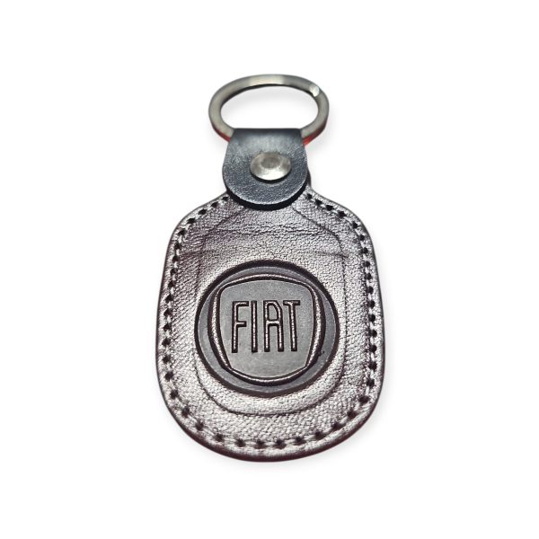 Porta Chaves Pele 06 FIAT castanho escuro