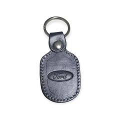 Porta Chaves Pele 06 FORD azul escuro