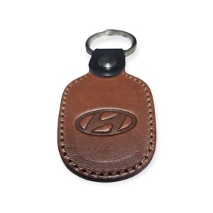 Porta Chaves Pele 06 HYUNDAI castanho médio