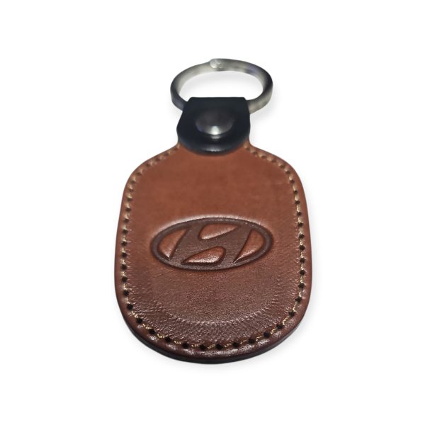 Porta Chaves Pele 06 HYUNDAI castanho médio
