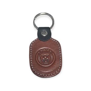Porta Chaves Pele 06 JAGUAR castanho médio