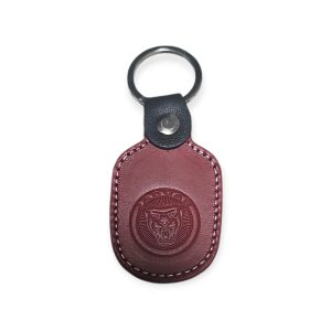 Porta Chaves Pele 06 JAGUAR vermelho