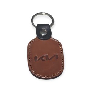 Porta Chaves Pele 06 KIA castanho médio