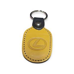 Porta Chaves Pele 06 LEXUS amarelo