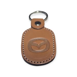 Porta Chaves Pele 06 MAZDA castanho claro
