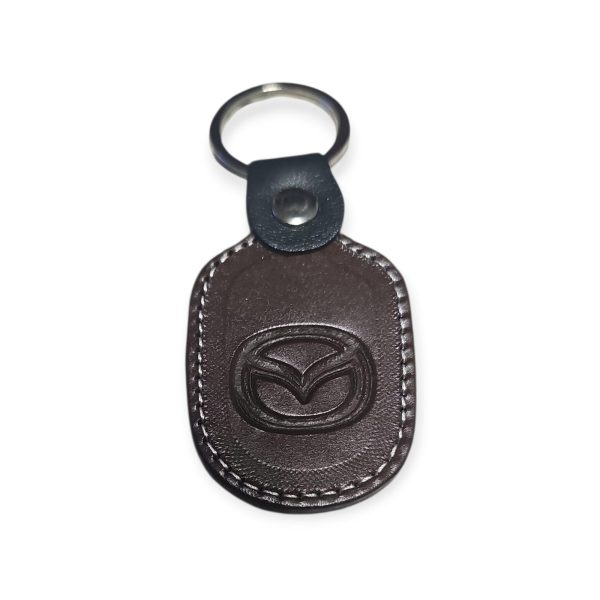 Porta Chaves Pele 06 MAZDA castanho escuro