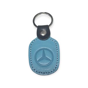 Porta Chaves Pele 06 MERCEDES azul claro