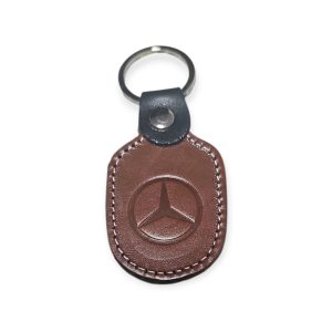 Porta Chaves Pele 06 MERCEDES castanho médio