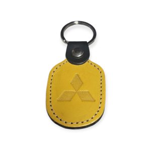 Porta Chaves Pele 06 MITSUBISHI amarelo