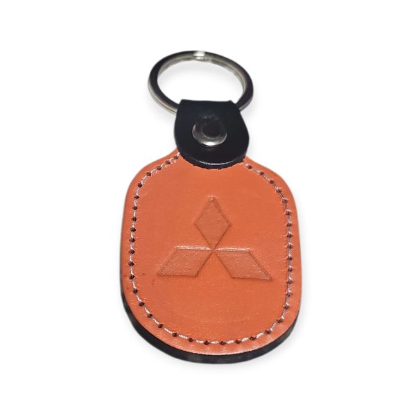 Porta Chaves Pele 06 MITSUBISHI laranja