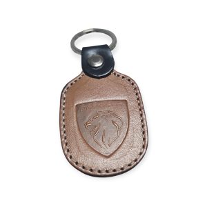 Porta Chaves Pele 06 PEUGEOT castanho claro
