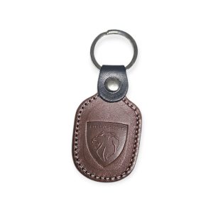 Porta Chaves Pele 06 PEUGEOT castanho médio