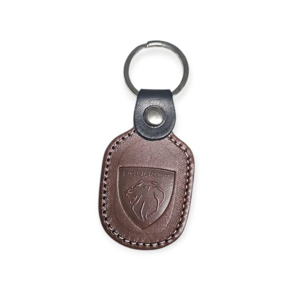 Porta Chaves Pele 06 PEUGEOT castanho médio