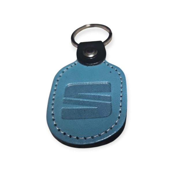 Porta Chaves Pele 06 SEAT azul claro