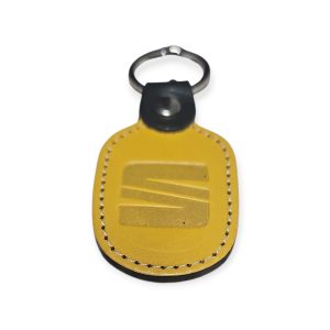 Porta Chaves Pele 06 SEAT amarelo