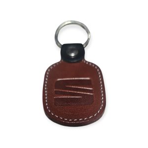 Porta Chaves Pele 06 SEAT castanho médio