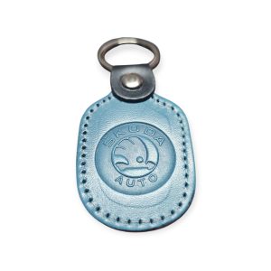 Porta Chaves Pele 06 SKODA azul claro