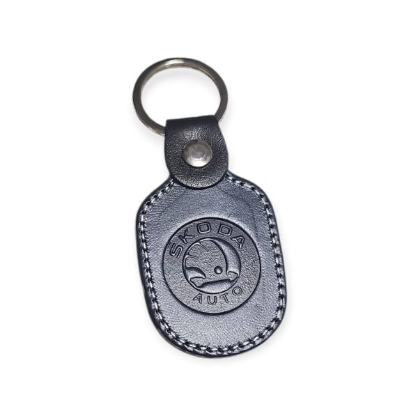 Porta Chaves Pele 06 SKODA azul escuro
