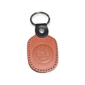Porta Chaves Pele 06 SKODA laranja