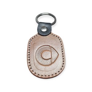 Porta Chaves Pele 06 SMART castanho claro