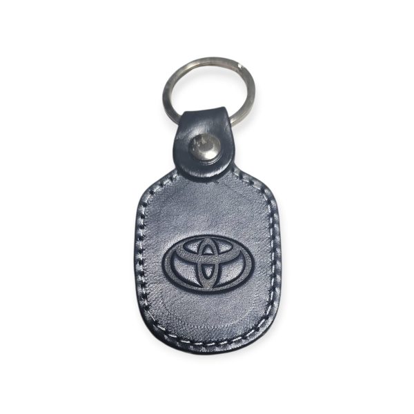 Porta Chaves Pele 06 TOYOTA azul escuro