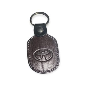 Porta Chaves Pele 06 TOYOTA castanho escuro