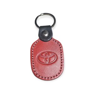 Porta Chaves Pele 06 TOYOTA vermelho