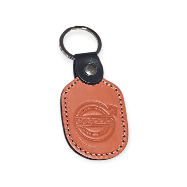 Porta Chaves Pele 06 VOLVO laranja