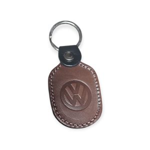 Porta Chaves Pele 06 VOLKSWAGEN castanho médio