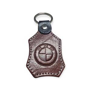 Porta Chaves Pele 07 BMW castanho médio