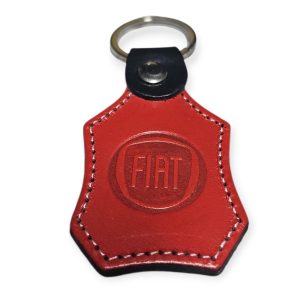 Porta Chaves Pele 07 FIAT vermelho