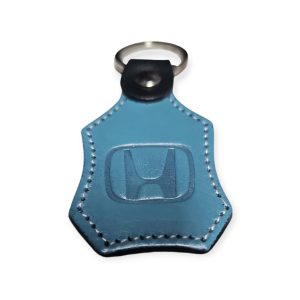 Porta Chaves Pele 07 HONDA azul claro