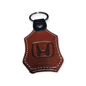 Porta Chaves Pele 07 HONDA castanho médio