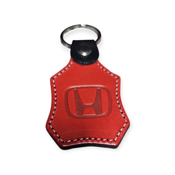 Porta Chaves Pele 07 HONDA vermelho