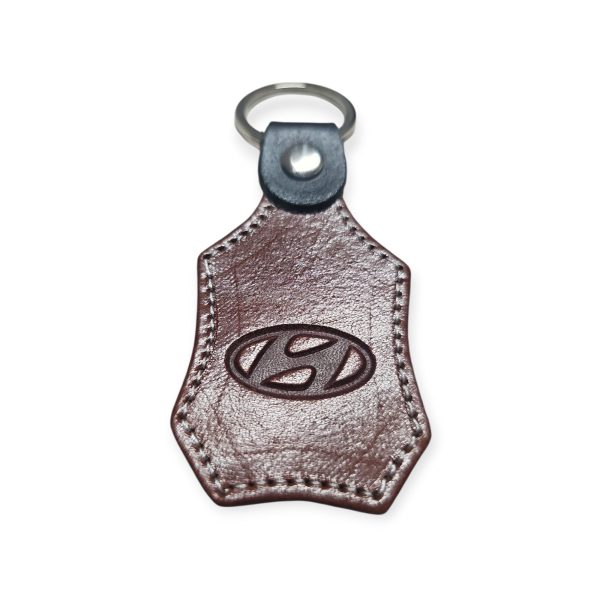 Porta Chaves Pele 07 HYUNDAI castanho médio