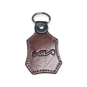 Porta Chaves Pele 07 KIA castanho médio