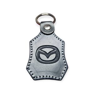 Porta Chaves Pele 07 MAZDA azul escuro