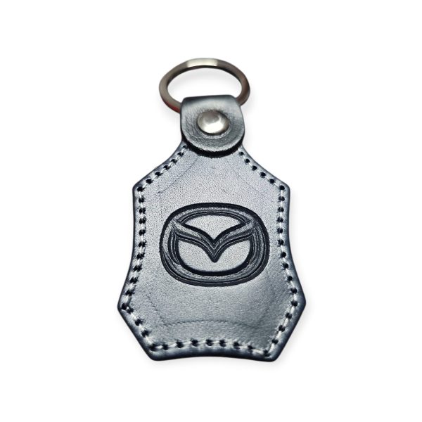 Porta Chaves Pele 07 MAZDA azul escuro